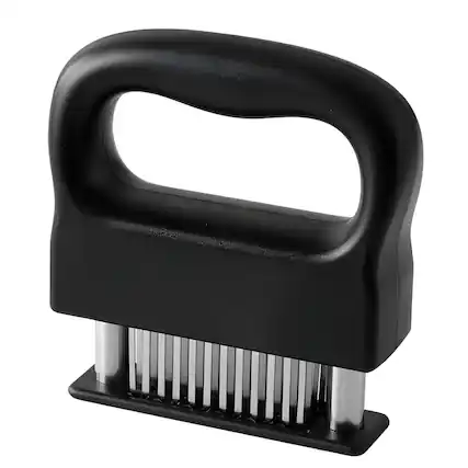 Front. Kitcheniva - Stainless Steel Meat Tenderizer for Steaks, Chicken, Pork - Sharp Needles to Puncture Meat for Maximum Tenderness and Fl.
