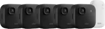 Blink - Outdoor 2K+ Wireless Smart Security Camera, 2K video, Two-way audio w/ noise cancellation, Smart detection - 5CAM - Black