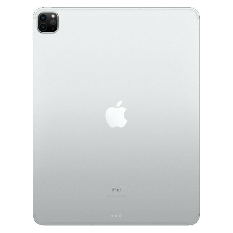 Back. Apple - iPad Pro 11" (2021) A2301 (WiFi + Cellular Unlocked) 128GB w/ Wireless Earbuds - Silver.