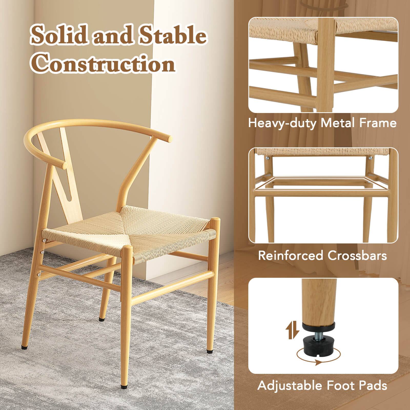 Solid and Stable Construction  
Heavy-duty Metal Frame  
Reinforced Crossbars  
Adjustable Foot Pads