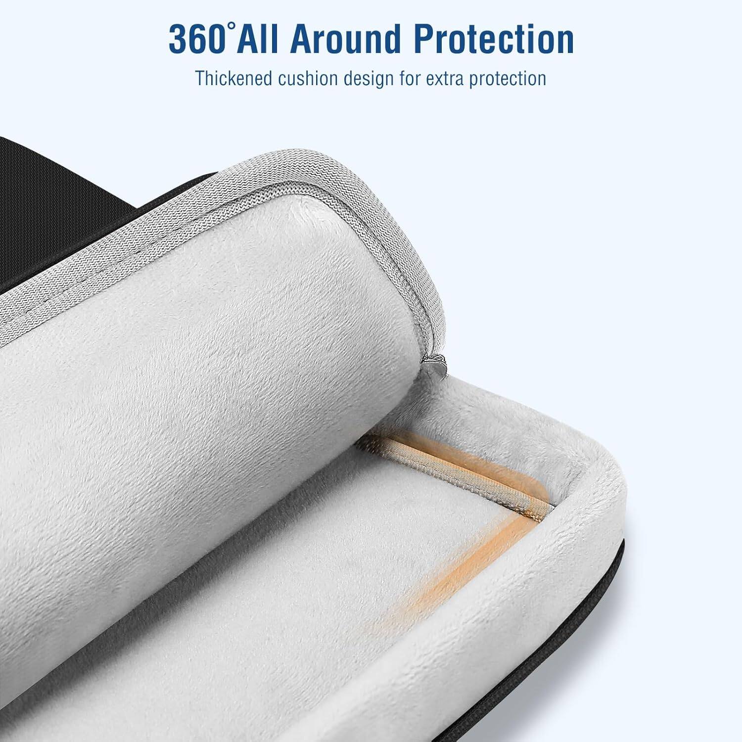 360° All Around Protection  
Thickened cushion design for extra protection