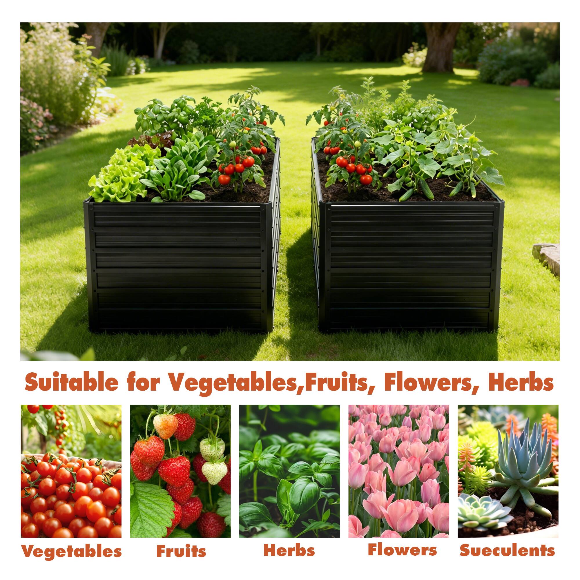 Suitable for Vegetables, Fruits, Flowers, Herbs, Succulents