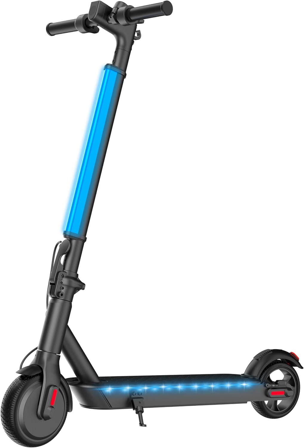 Front. HiBoy - Hiboy S2 Lite Electric Scooter - 6.5" Solid Tires - Up to 10.6 Miles Long-Range & 13 MPH-blue - Black.
