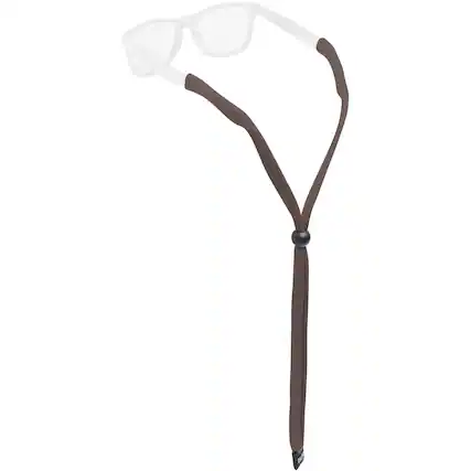 Front. Chums - Chums Original Cotton Large End Eyewear Retainer - Fudge - Fudge.