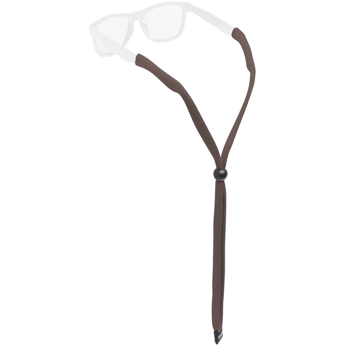 Front. Chums - Chums Original Cotton Large End Eyewear Retainer - Fudge - Fudge.