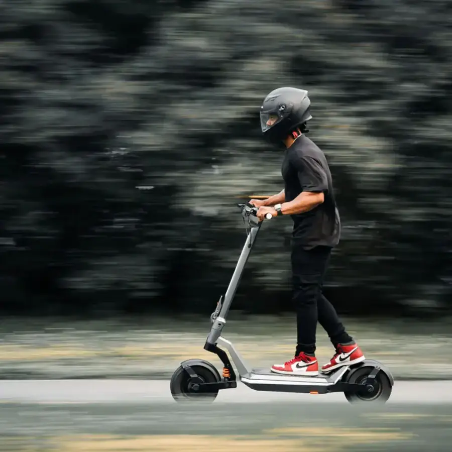 Alt View 22. Apollo - Pro 2024 Premium Dual-Motor  Electric Scooter w/62 mi Max Operating Range & 44 mph Max Speed - Space Gray.
