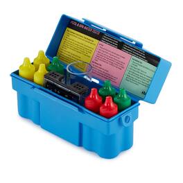 Taylor - K-1004 Safety Plus Swimming Pool Chlorine Bromine pH Alkalinity Test Kit - Multicolored