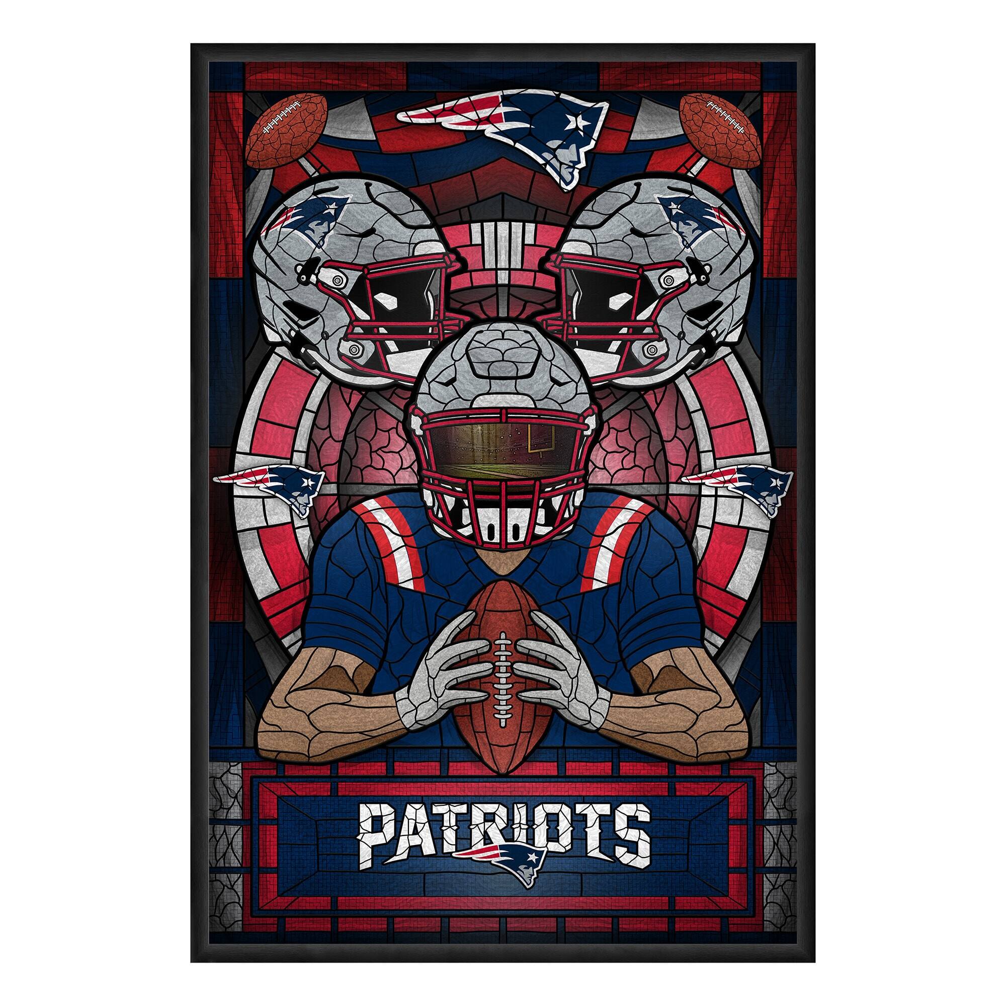 Framed Stained Glass Art Print