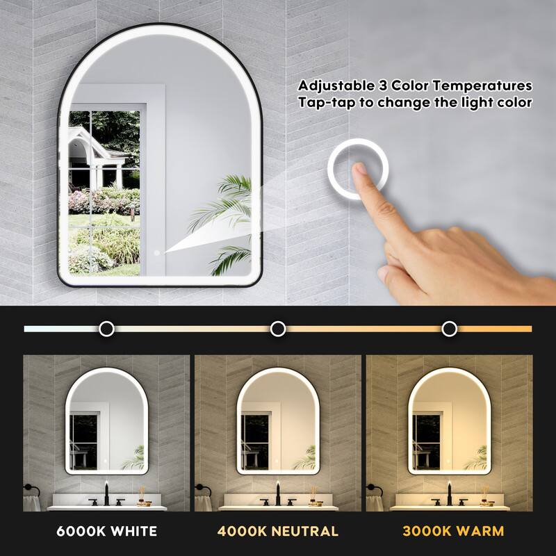 Adjustable 3 Color Temperatures  
Tap-tap to change the light color  
6000K WHITE  
4000K NEUTRAL  
3000K WARM