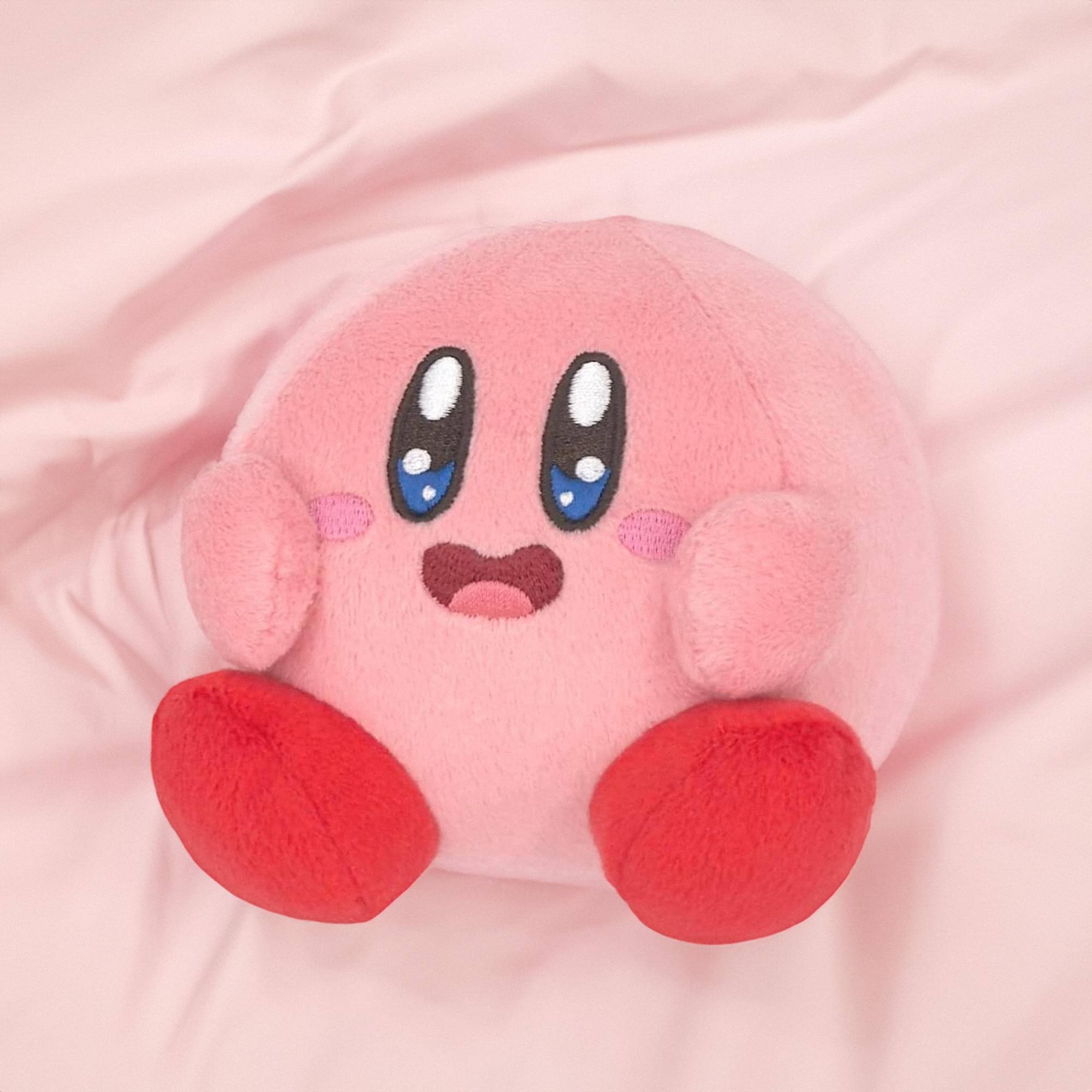 Alt View 5. Little Buddy - Little Buddy - Nintendo - Kirby's Adventure - Kirby Pink 4" Plush  - COLLECTABLES - Multicolor.