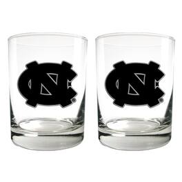 Great American Products - North Carolina Tar Heels 15oz. Legacy Rocks Glass Set - Multicolor