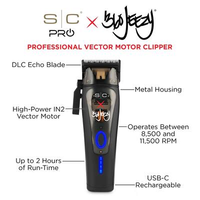 StyleCraft SC x 360 Jeezy Professional IN2 Vector Motor Cordless StyleCraft SC x 360 Jeezy Professional IN2 Vector Motor Cordless