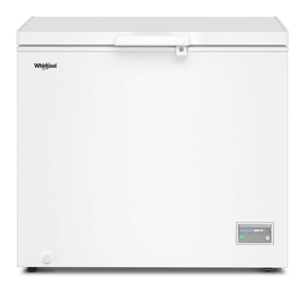 Whirlpool - 9 cu. ft. Chest Freezer with 2 Storage Baskets - White
