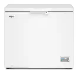 Whirlpool - 9 cu. ft. Chest Freezer with 2 Storage Baskets - White