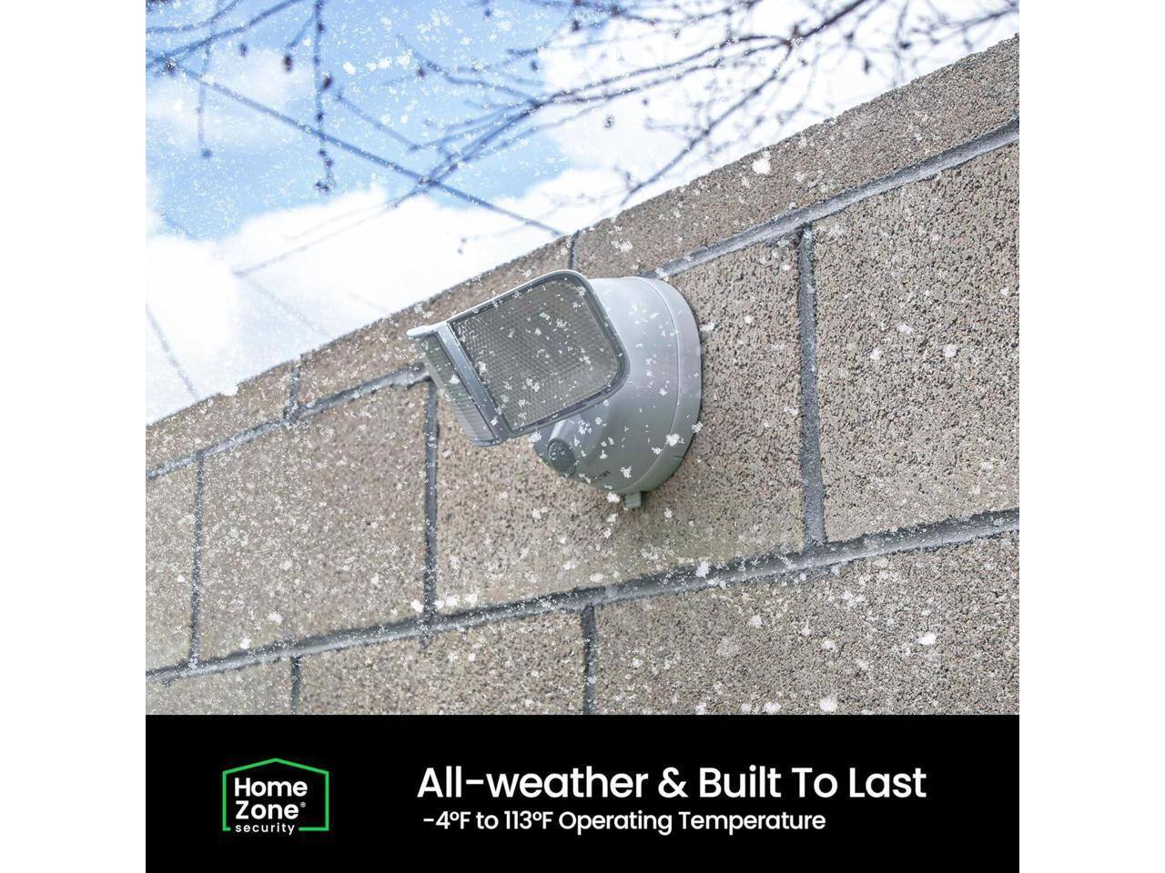 Home Zone security

All-weather & Built To Last

-4°F to 113°F Operating Temperature