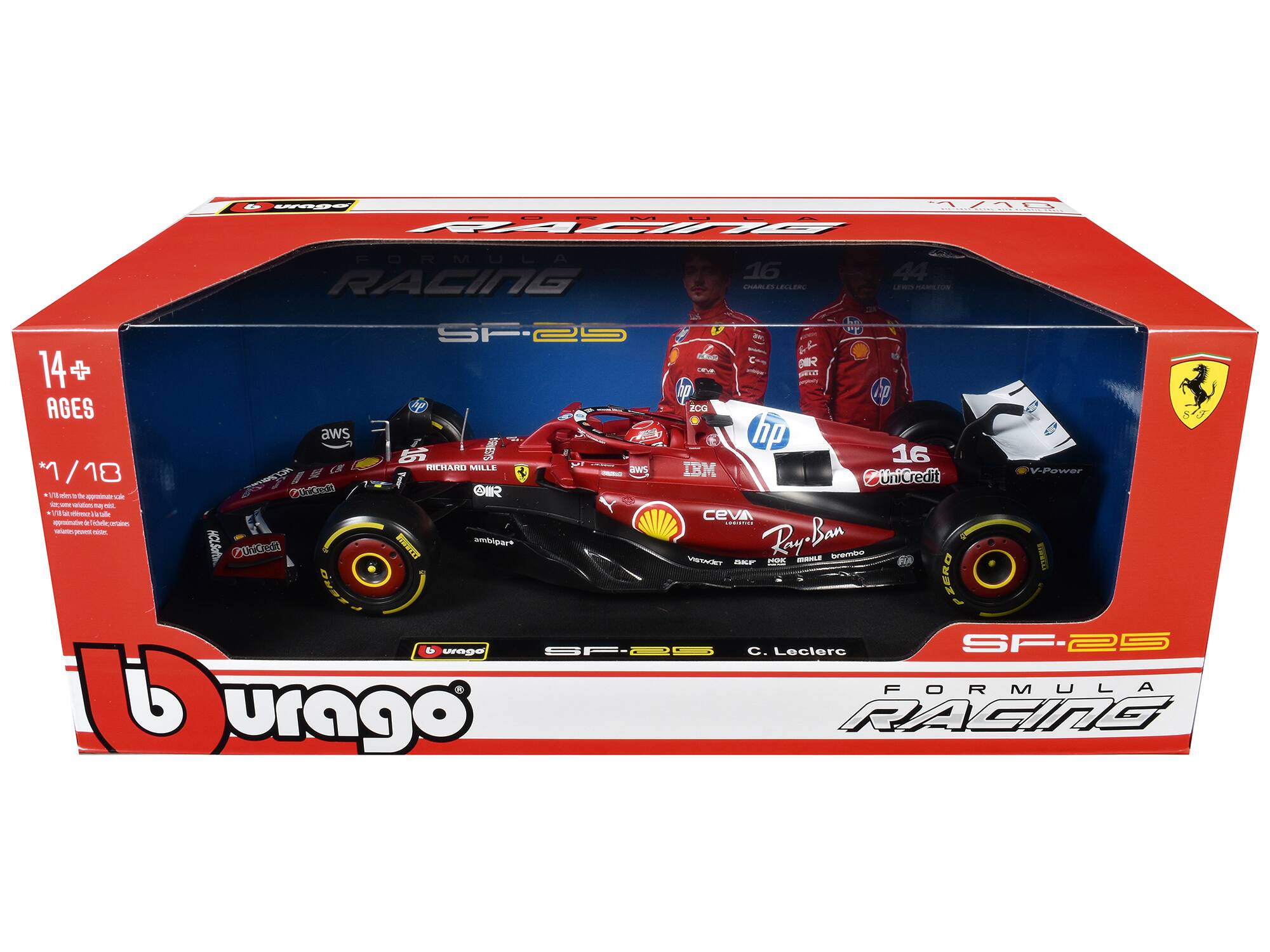 - H - RACING FORMULA RACING 16 CHARLES LECLERC 44 LE PAISTON P nos  Sr-eb  A dda 10 14 D + L - sotioUN  Op p AGES ZOG  aws hp 15 SBE 16 HHARI M SILLE RAS IBM *1 1/18 / - UniCredit v-power  le d - v 710kml IR  - a  - .  - - - d -u ceVA - d and - -  .goo.rco -   Zians SESAAM ambigan Viesecey BP Ray.Ban  -L brembo I 2ERg ZERO urago SP-O0 C. Leclerc SF-25 FORMULA burago RACING