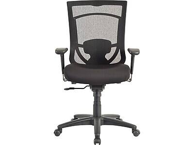Alt View 2. Tempur-Pedic - Tempur-Pedic TP7000 Mesh Back Fabric Task Chair, Black (TP7000-RAV/COAL) - Black.