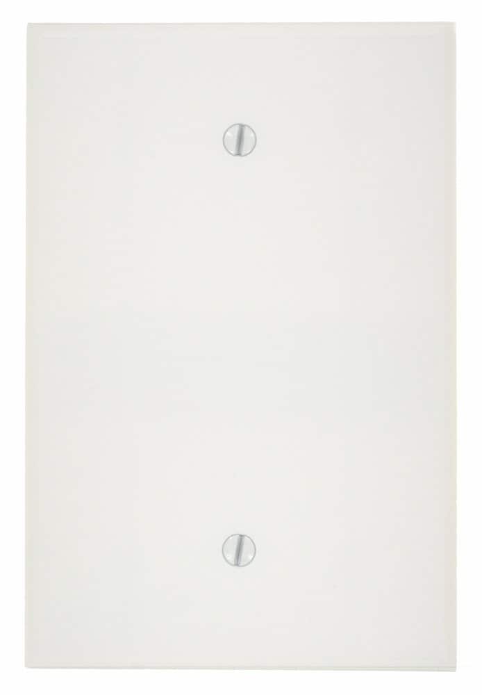 Leviton - 1 gang Thermoset Plastic Blank Wall Plate 1 pk (Case of 25) - White