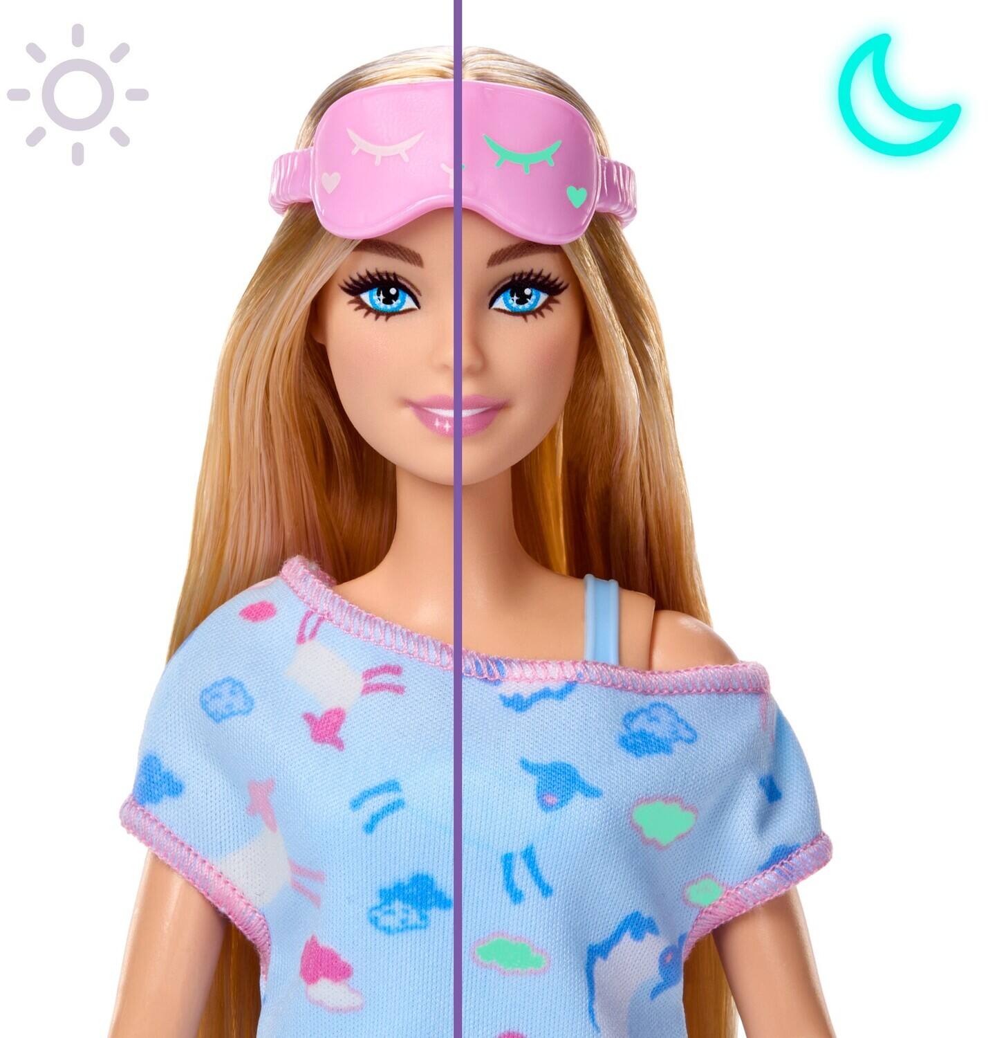 Alt View 1. Mattel - Barbie Party Unboxed Sleepover Reveal Series Blue Pajama Doll & Accessories (One Random Barbie - COLLECTIBLES - Multicolor.
