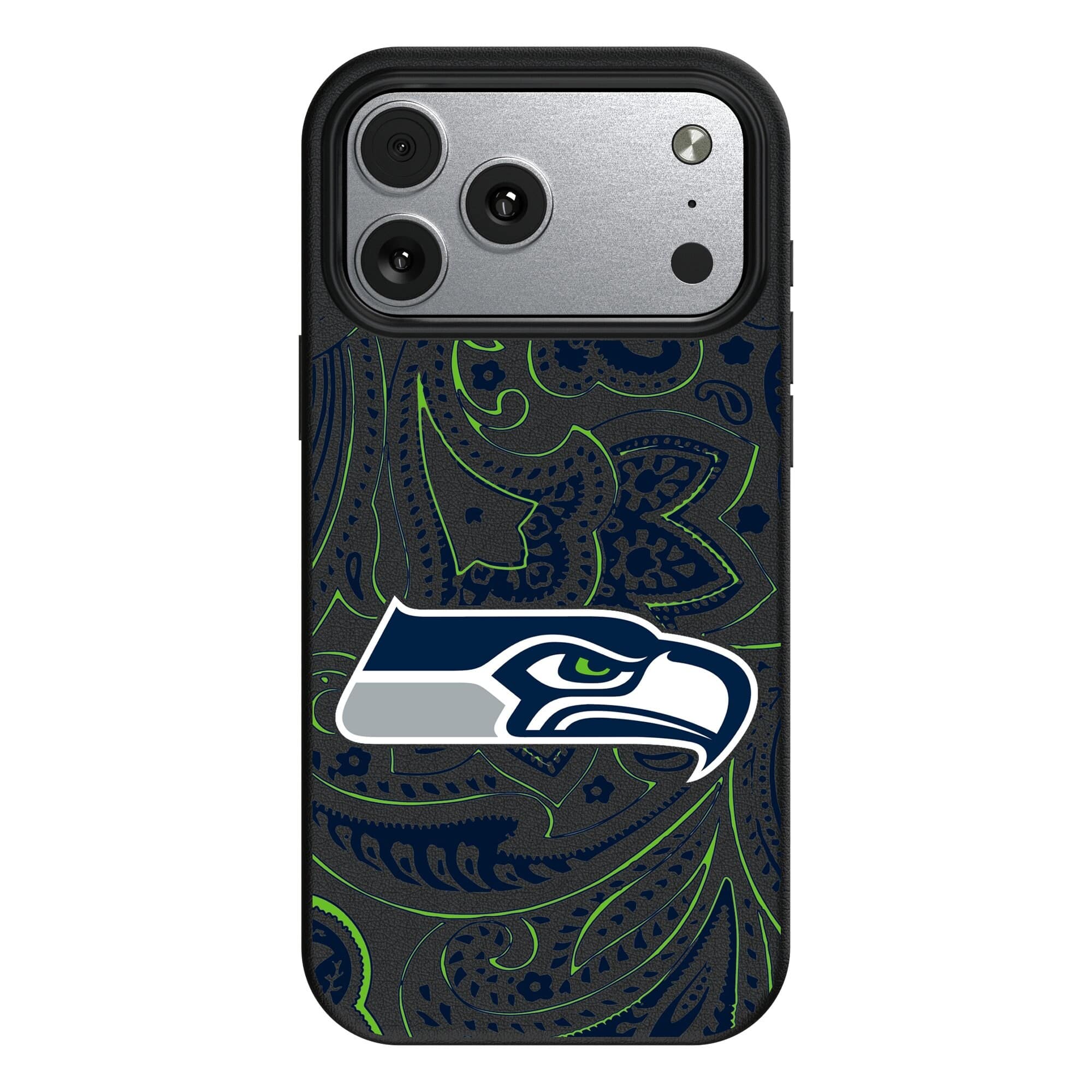 Keyscaper - NFL - Seattle Seahawks Paisley iPhone Magnetic Bump Case - 17 - Black price history on PriceWatchPro