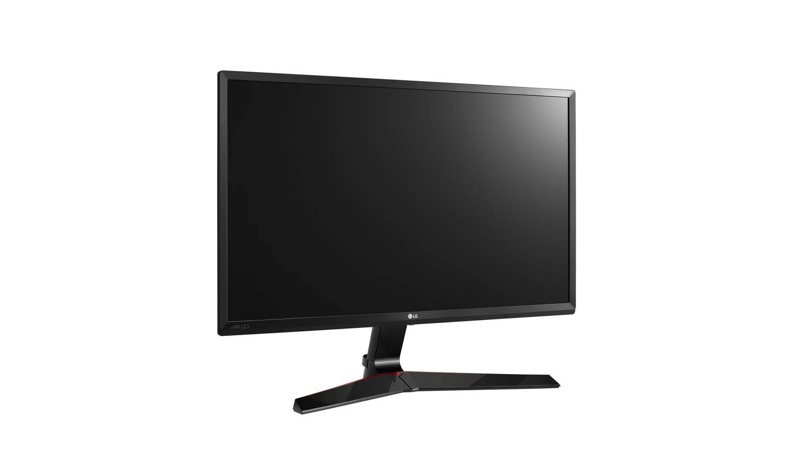 Alt View 4. LG - LG 24" Class Full HD IPS Gaming Monitor (23.8" Diagonal) + Cleaning Kit + 1 Year Extended Warranty - Black.