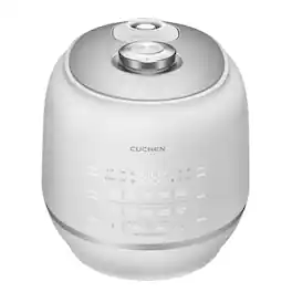 cuchen - 2.1 Ultra High-Pressure Induction Heating Rice Cooker 10 Cup (Uncooked) (1.14 quarts) Made in Korea - White