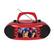Front. Emerson - Emerson 7” Bluetooth® TV & DVD Boombox with HD-INPUT & Stereo Speakers - Red.