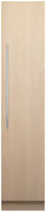 Front. Fisher & Paykel - 7.8 cu ft 18 in Panel Ready Column Freezer Ice Only RH - Panel Ready.