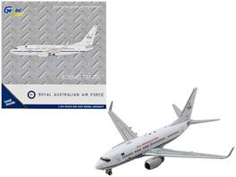 GeminiJets - Boeing 737-700 RAAF 100th Anniversary A36-001 White Blue Stripes Gemini Macs Series Diecast Model 1/400 Airplane - White, Blue