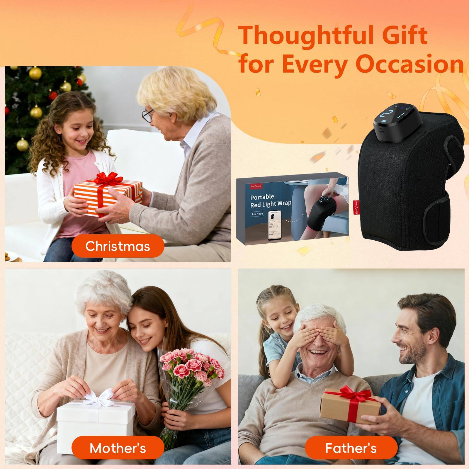 Thoughtful Gift for Every Occasion

Christmas

Mother's

Father's

Portable Red Light Wrap