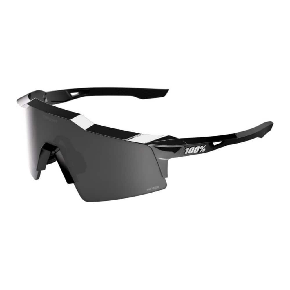 100% 100 Percent Racetrap 3.0 Gloss Black Sport Sunglasses with