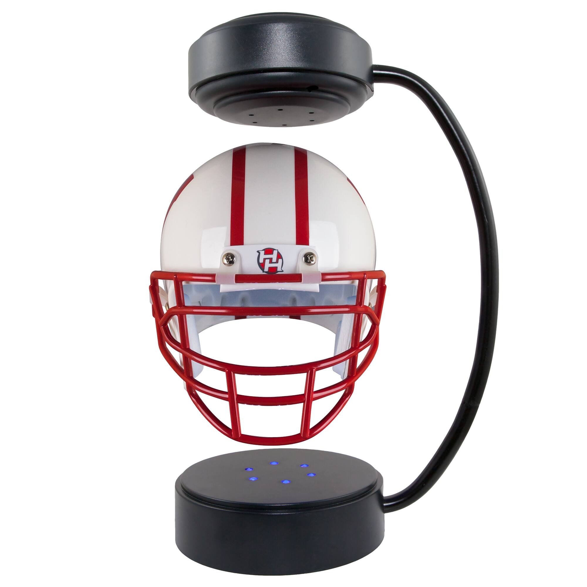 Alt View 1. Pegasus - Wisconsin Badgers Hover Team Helmet - White.