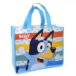 DORLUKFU - Bluey Medium Eco Friendly Non Woven Tote Bag with Hangtag - Blue/White