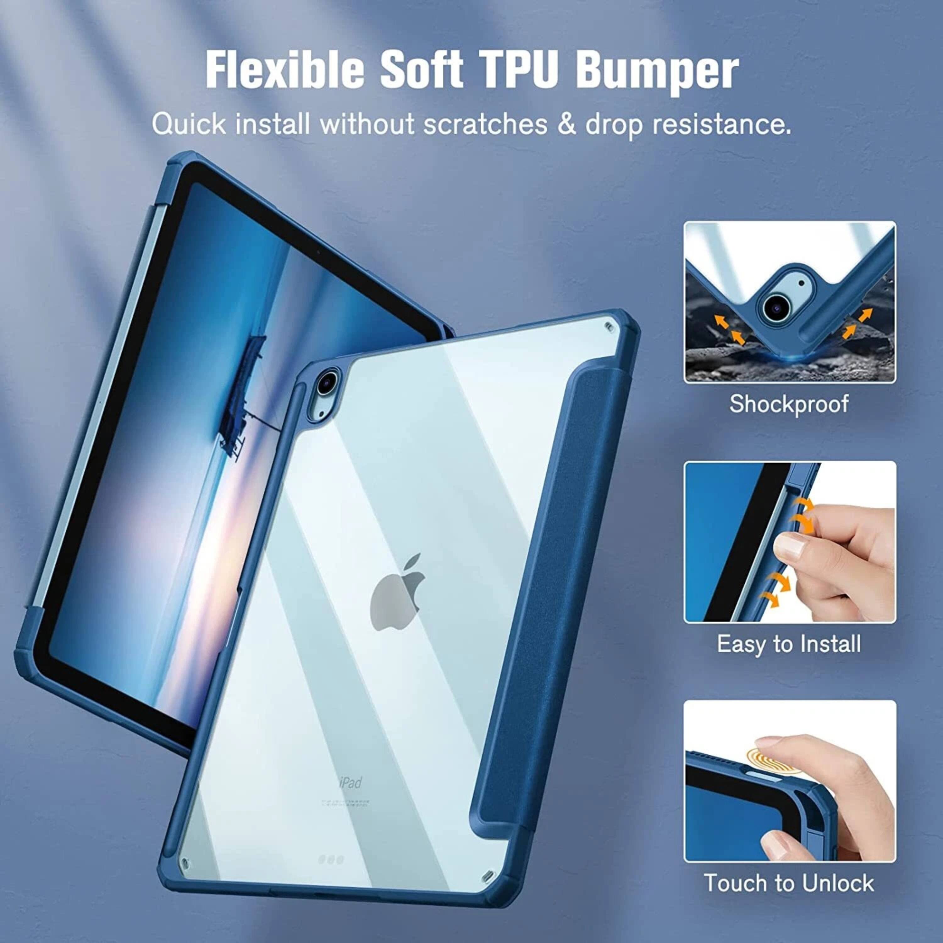 Flexible Soft TPU Bumper  
Quick install without scratches & drop resistance.  

- Shockproof  
- Easy to Install  
- Touch to Unlock