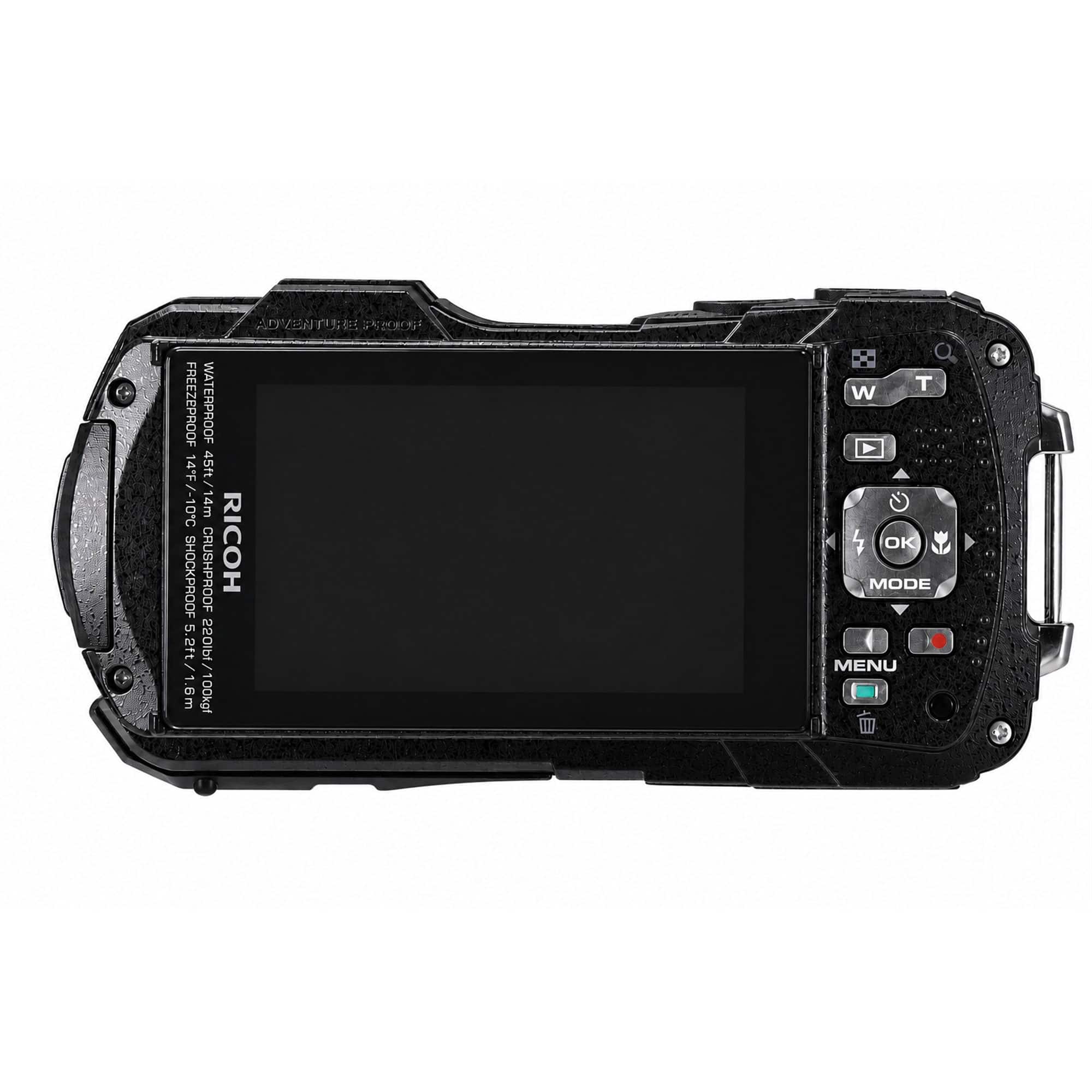 Ricoh WG 80 Waterproof Digital Camera Black - Best Buy