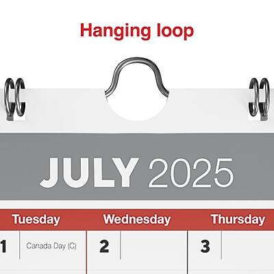 Hanging loop

JULY 2025

Tuesday 1 Canada Day (C)  
Wednesday 2  
Thursday 3