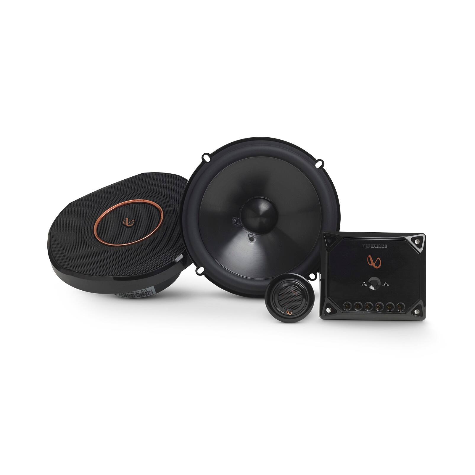 Alt View 1. Infinity - Infinity REF-6530CX Reference 6.5 Inch Two-way Component System with Crossovers - Black/Gray.