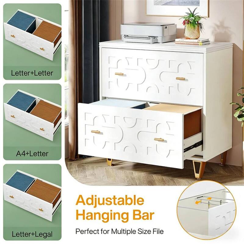 Letter+Letter  
A4+Letter  
Letter+Legal  

Adjustable Hanging Bar  
Perfect for Multiple Size File