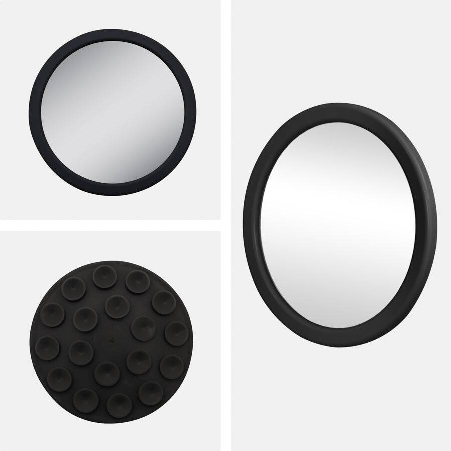 Alt View 1. Zadro - Tweezer with LED Light & Compact Mirror with 12X Magnification - Black.