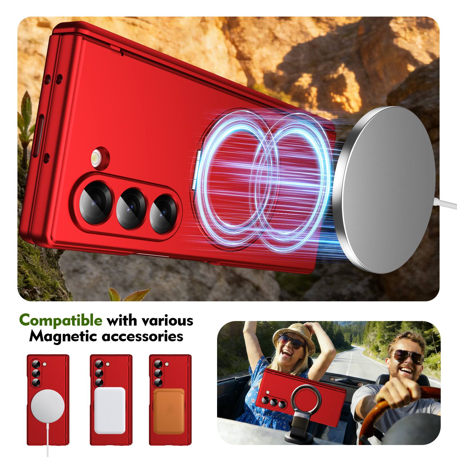 Compatible with various Magnetic accessories