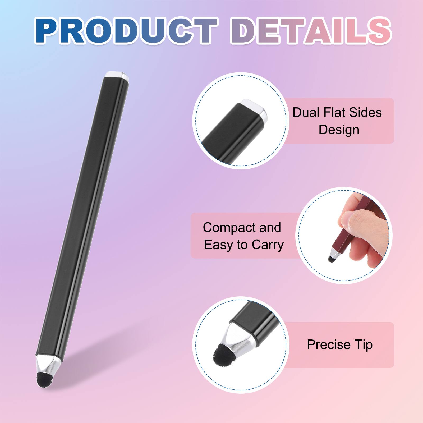 PRODUCT DETAILS

- Dual Flat Sides Design
- Compact and Easy to Carry
- Precise Tip