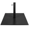 Front. Best Choice Products - Best Choice Products 38.5lb Steel Umbrella Base, Square Patio Stand w/ Tightening Knob and Anchor Holes - Black - Black.