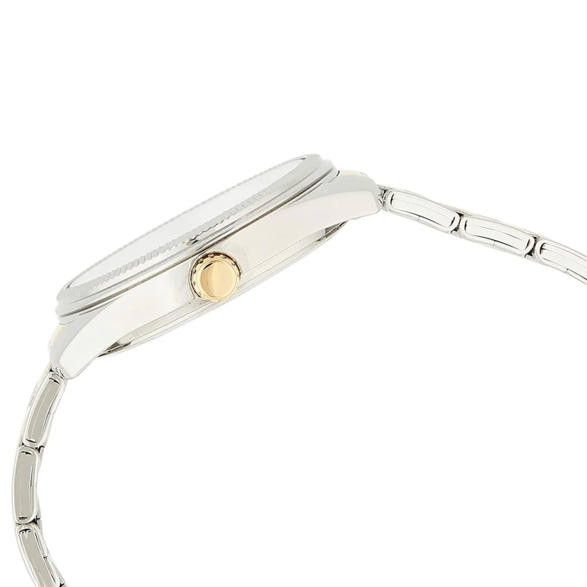 Alt View 1. Casio - Casio Women’s White Dial Two Tone Stainless Steel Wristwatch - LTP-1302SG-7AVDF - Silver.