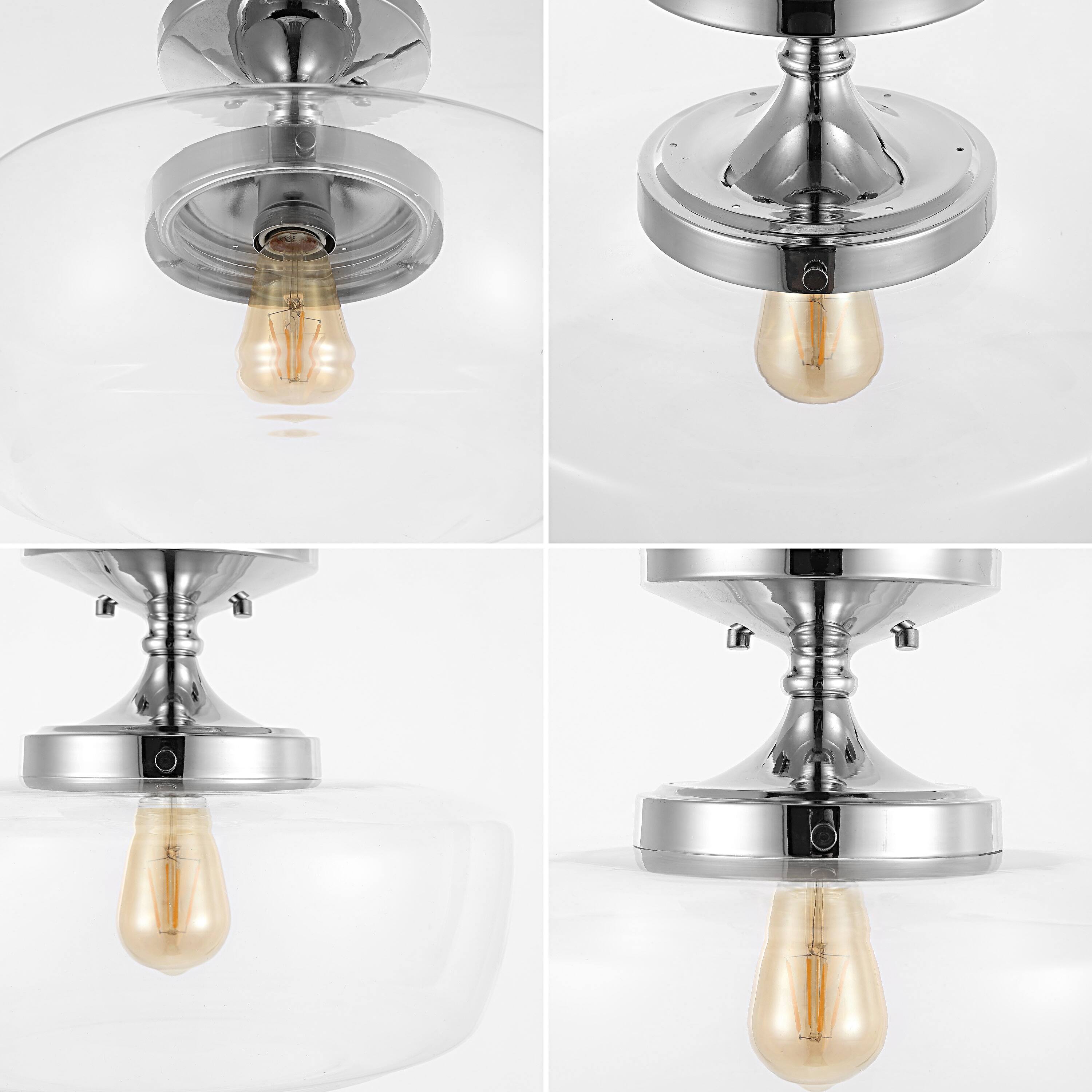 Alt View 4. Jonathan Y - Marfa 14" 1-Light Modern Farmhouse Schoolhouse ...