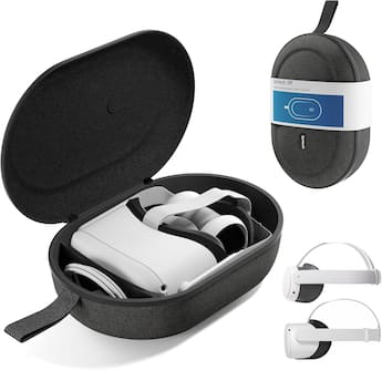 Syntech Small Hard Carrying Case Compatible with Meta Quest 3S Syntech Small Hard Carrying Case Compatible with Meta Quest 3S