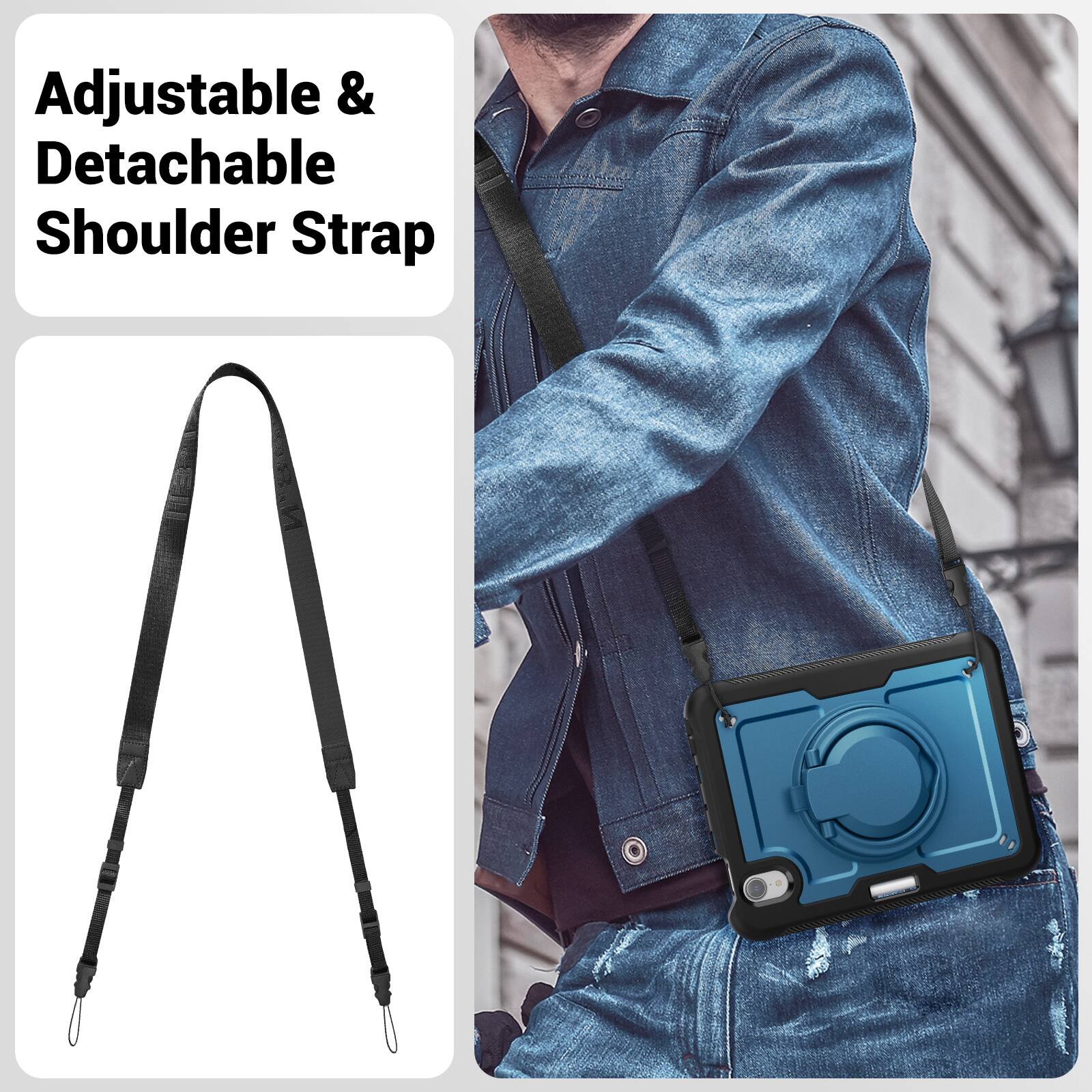 Adjustable & Detachable Shoulder Strap