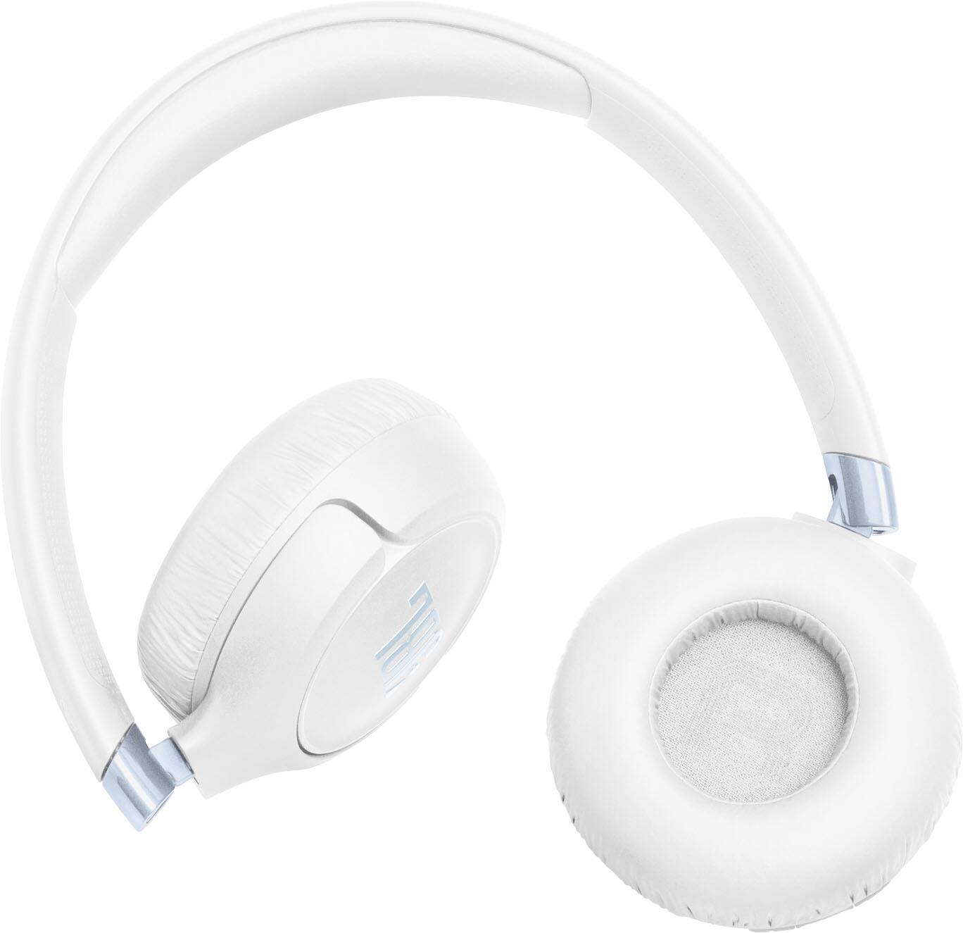 Alt View 7. JBL - Tune 680NC - Bluetooth Wireless on-ear Noise cancelling headphones - 2026 - White.