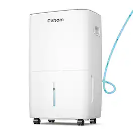 Fehom - 150 Pint Dehumidifier with Pump for Home & Basements - White