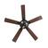 Alt View 10. Breezary - 52-In Indoor Flush Mount Ceiling Fan with Light Kit, 5 Dual-Tone Plywood Blades, Reversible Motor, Remote/Chain Control - Dual Wood Grain + Pull Chain Control.