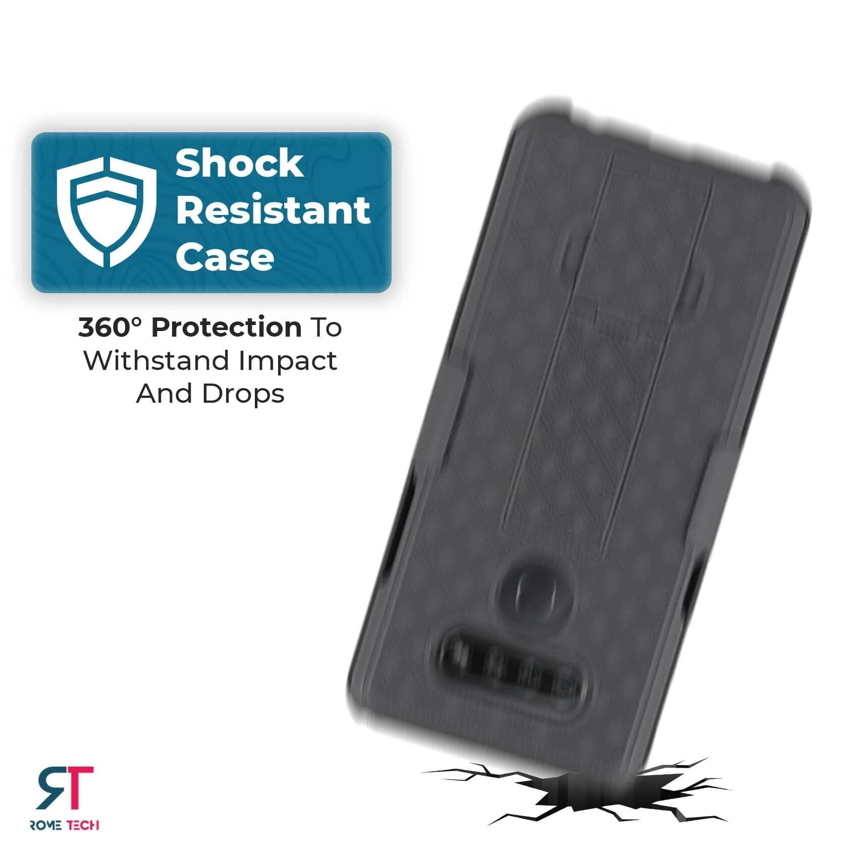 Shock Resistant Case  
360° Protection To Withstand Impact And Drops  
TR ROME TECH